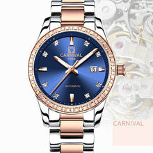 Load image into Gallery viewer, 2019 New CARNIVAL Simple Women Watches Luxury Brand Ladies Automatic Mechanical Watch Women Sapphire Waterproof relogio feminino
