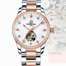 Load image into Gallery viewer, 2019 New CARNIVAL Simple Women Watches Luxury Brand Ladies Automatic Mechanical Watch Women Sapphire Waterproof relogio feminino