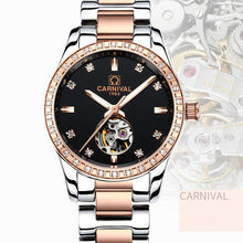 Load image into Gallery viewer, 2019 New CARNIVAL Simple Women Watches Luxury Brand Ladies Automatic Mechanical Watch Women Sapphire Waterproof relogio feminino
