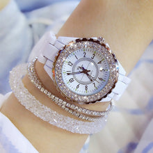 Load image into Gallery viewer, 2019 Luxury Crystal Wristwatches Women White Ceramic Ladies Watch Quartz Fashion Women Watches Ladies Wrist watches for Female