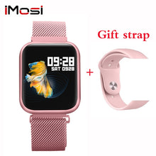 Load image into Gallery viewer, P80 smart watch women IP68 waterproof full touch screen smartwatch Heart Rate Monitor for samsuang xiaomi huawei watch