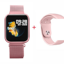 Load image into Gallery viewer, P80 smart watch women IP68 waterproof full touch screen smartwatch Heart Rate Monitor for samsuang xiaomi huawei watch