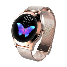 Load image into Gallery viewer, KW10 Smart Watch Women 2018 IP68 Waterproof Heart Rate Monitoring Bluetooth For Android IOS Fitness Bracelet Smartwatch