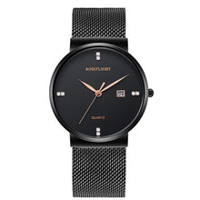 Load image into Gallery viewer, Top brand ROSEFLIGHT Blue new Women Metal Strap Wristwatch High quality Quartz-watches Luxury Dresses Women Watches