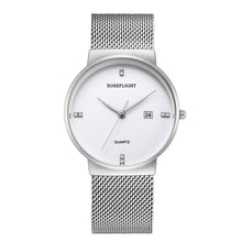 Load image into Gallery viewer, Top brand ROSEFLIGHT Blue new Women Metal Strap Wristwatch High quality Quartz-watches Luxury Dresses Women Watches