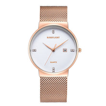 Load image into Gallery viewer, Top brand ROSEFLIGHT Blue new Women Metal Strap Wristwatch High quality Quartz-watches Luxury Dresses Women Watches