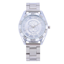 Load image into Gallery viewer, Relogios Femininos 2019 New Luxury Brand Bear Fashion Diamond Quartz Watches Chasy Women Stainless Steel Dress Watch reloj mujer