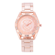Load image into Gallery viewer, Relogios Femininos 2019 New Luxury Brand Bear Fashion Diamond Quartz Watches Chasy Women Stainless Steel Dress Watch reloj mujer