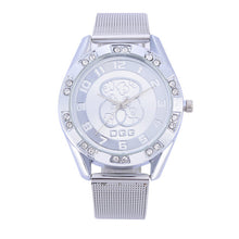Load image into Gallery viewer, Relogios Femininos 2019 New Luxury Brand Bear Fashion Diamond Quartz Watches Chasy Women Stainless Steel Dress Watch reloj mujer