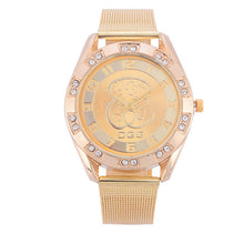 Load image into Gallery viewer, Relogios Femininos 2019 New Luxury Brand Bear Fashion Diamond Quartz Watches Chasy Women Stainless Steel Dress Watch reloj mujer