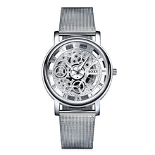 Load image into Gallery viewer, 2020 women watches Hollow Skeleton Wristwatch Mesh Belt ladies Quartz silver gold Watch zegarek damski relogio feminino