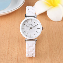 Load image into Gallery viewer, SAILWIND Luxury Crystal Wristwatches Women White Ceramic Ladies Watch Quartz Fashion Women Watches Ladies Wrist watch for Female