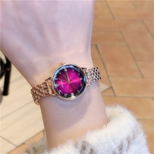 Load image into Gallery viewer, Green wathes women Luxury Dial Bracelet Quartz Clock Fashion Metal Silver Belt Fashion Creative Dress Watches For Ladies Gift