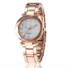 Load image into Gallery viewer, Romantic Women Watches Star Sky Dial Clock Luxury Rose Gold Bracelet Wrist Ladies Watches reloj mujer Drop Shipping D30