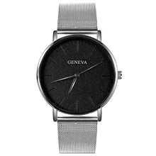 Load image into Gallery viewer, GENEVA Ultra-thin Women&#39;s Watch Business Watch Women Luxury Saat Rose Gold Mesh Stainless Steel Women&#39;s Watches Female Clock