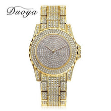 Load image into Gallery viewer, 2020 Women Bling Watch Fashion luxury watches Ladies Crystal Diamond clock stainless steel wristwatch fashion silver reloj mujer