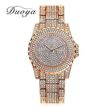 Load image into Gallery viewer, 2020 Women Bling Watch Fashion luxury watches Ladies Crystal Diamond clock stainless steel wristwatch fashion silver reloj mujer