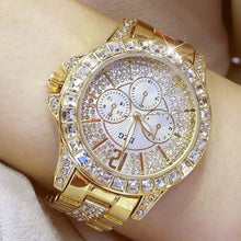 Load image into Gallery viewer, Reloj de moda para mujer con diamantes, reloj de marca de lujo para mujer, pulsera Casual para mujer, relojes de cristal, reloj femenino