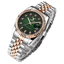 Load image into Gallery viewer, Famous Brand Fashion Luxury  Steel Metal band ROSE GOLD  Bracelet watch for Men and Women Gift Dress Watches relogio masculino