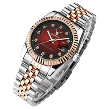 Load image into Gallery viewer, Famous Brand Fashion Luxury  Steel Metal band ROSE GOLD  Bracelet watch for Men and Women Gift Dress Watches relogio masculino