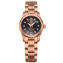 Load image into Gallery viewer, Switzerland BINGER Women&#39;s watches luxury18K gold Mechanical Wristwatches full stainless steel Waterproof Wristwatches B-603L-5