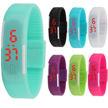 Load image into Gallery viewer, Women's Watches Rubber LED Ladies Watch Date Sports Women Bracelet Silicone Digital Wrist Ladies Watch Clock Reloj Mujer relogio