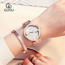 Load image into Gallery viewer, New Luxury Women Watches Women Fashion Bracelet Watch Quartz Wrist Watch For Women Top Brand Gold Ladies Casual Watch Clock 2018