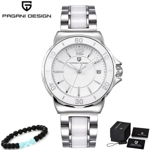 PAGANI DESIGN 2018 New Brand Ceramic Women Watch Waterproof stainless steel Quartz Watch Luxury Lady Watches Relogio Feminino