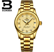 Load image into Gallery viewer, Luxury Full Gold Bracelet Watches for Women High Quality Switzerland Brand Automatic Full Steel Wrist watch Self-wind Crystals