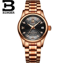 Load image into Gallery viewer, Luxury Full Gold Bracelet Watches for Women High Quality Switzerland Brand Automatic Full Steel Wrist watch Self-wind Crystals