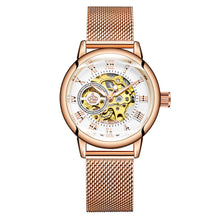 Load image into Gallery viewer, ORKINA Automatic mechanical watch women Rose Gold watch Lady relojes mujer women wristwatches Girl Dress Clock Montre Femme