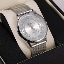 Load image into Gallery viewer, Relogio Feminino Silver Minimalist Watch Aluminum Band Stainless Steel Analog Quartz Wristwatch Women Female Luxury Watches