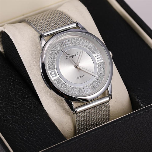 Relogio Feminino Silver Minimalist Watch Aluminum Band Stainless Steel Analog Quartz Wristwatch Women Female Luxury Watches