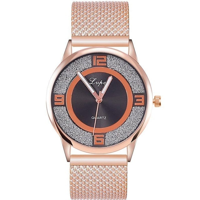 Relogio Feminino Silver Minimalist Watch Aluminum Band Stainless Steel Analog Quartz Wristwatch Women Female Luxury Watches