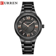 Load image into Gallery viewer, CURREN women watches fashion luxury watch fashion All Stainless Steel High Quality Diamond Ladies Watch Women Rhinestone Watches