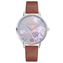 Load image into Gallery viewer, FanTeeDa luxury brand Fashion Women's Watch Printed Flower Causal Quartz Analog Wrist Watches relogio feminino Women Clock B30