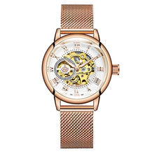 Load image into Gallery viewer, New Fashion Luxury Brand Skeleton Women Mechanical Watch Watch women Automatic Mechanical Watches for women Montre Femme