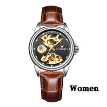 Load image into Gallery viewer, New Fashion Women Mechanical Watch Skeleton Design Top Brand Luxury Full Steel Waterproof Female Automatic Clock Montre Femme