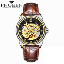 Load image into Gallery viewer, Women Watches Automatic Mechanical Watch Female Tourbillon Clock Reloj Mujer Skeleton Hour Top Brand Wristwatch Relogio Feminino