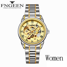 Load image into Gallery viewer, Women Watches Automatic Mechanical Watch Female Tourbillon Clock Reloj Mujer Skeleton Hour Top Brand Wristwatch Relogio Feminino