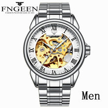 Load image into Gallery viewer, Women Watches Automatic Mechanical Watch Female Tourbillon Clock Reloj Mujer Skeleton Hour Top Brand Wristwatch Relogio Feminino