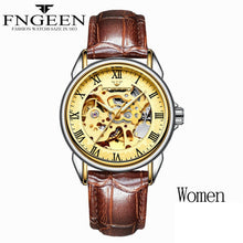 Load image into Gallery viewer, Women Watches Automatic Mechanical Watch Female Tourbillon Clock Reloj Mujer Skeleton Hour Top Brand Wristwatch Relogio Feminino