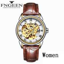 Load image into Gallery viewer, Women Watches Automatic Mechanical Watch Female Tourbillon Clock Reloj Mujer Skeleton Hour Top Brand Wristwatch Relogio Feminino