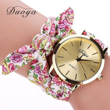 Load image into Gallery viewer, Fashion Women&#39;s Flower Star Bow Wristwatch Scarf Band Party Casual Watch relogio feminino Montre Femme Women Gift 328